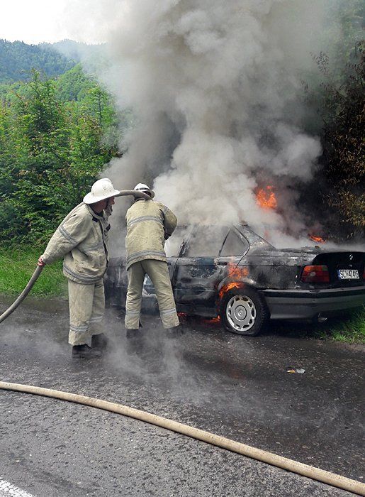 Сгорел автомобиль марки «BMW» 1995 года выпуска