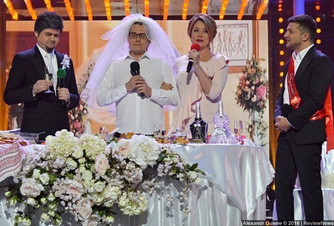 На свадьбе политиков были также Ляшко, Тимошенко и Кличкою