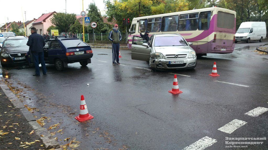 На перекрестке улиц Гагарина и Верещагина произошло ДТП