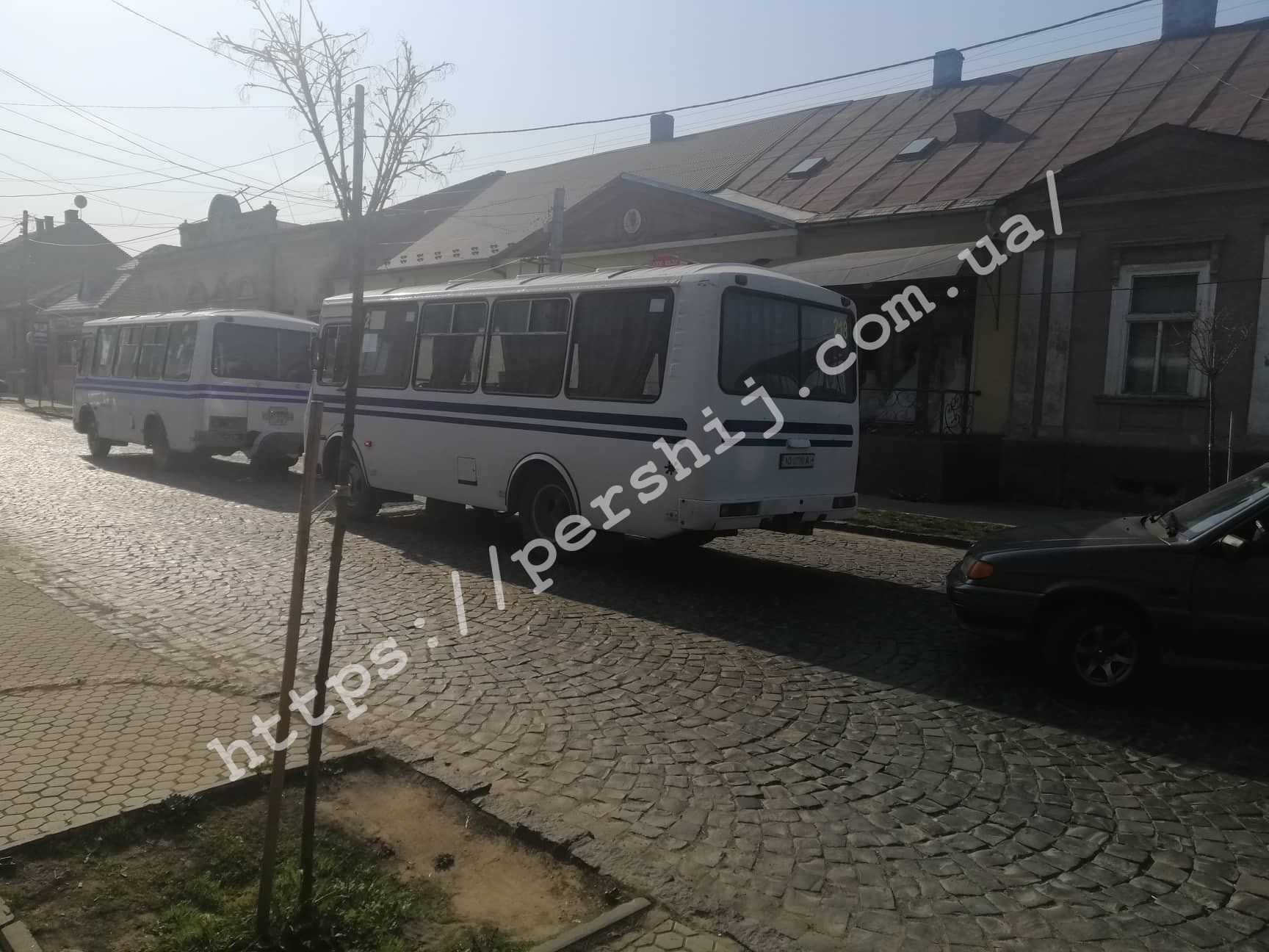 На Закарпатье бедолаги застряли в пробке из-за конфуза водителя автобуса 