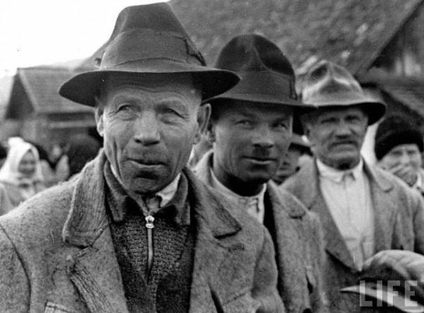 Закарпатские селяне, 1939