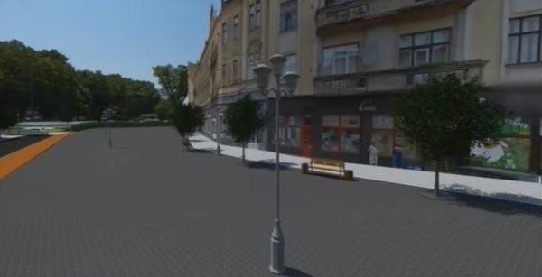 Проект реконструкции площади Петефи в Ужгороде