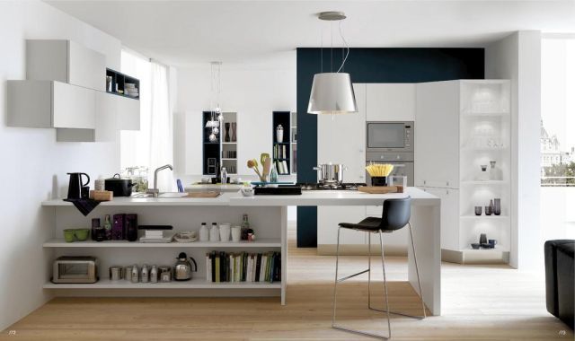 дизайн открытой кухни, купить кухонные столы