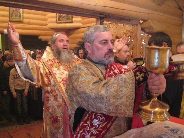 Архиепископ Феодор освятил православный деревянный храм в Мукачево