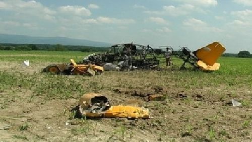 В Словакии потерпел катастрофу легкий двухместный самолет Z-37 Cmelak