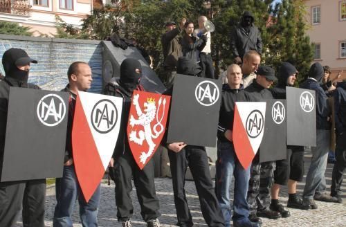 Более 400 активистов местных неонацистских организаций намеревались пройти маршем по району Янов города Литвинов