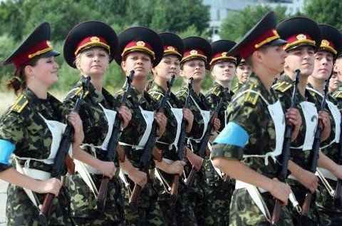 Украинские женщины-военнослужащие