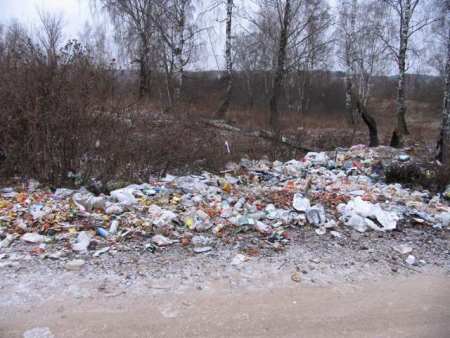В Рахово массово вывозило мусор прямо к реке Тиса