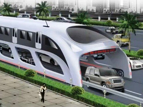В Китае изобрели суперавтобус