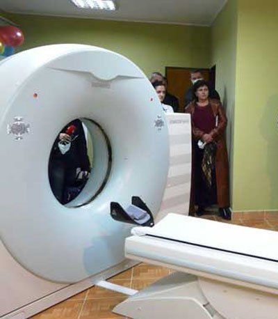 Мукачево. Новый компьютерный томограф в областной детской больнице