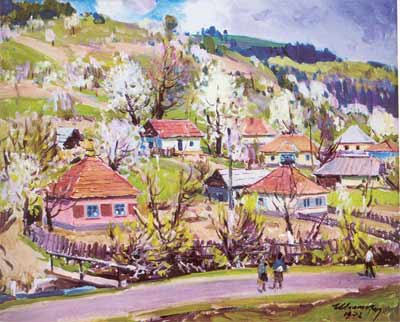Картину Золтана Шолтеса «Весна в Карпатах» похитили прямо из Закарпатской облгосадминистрации