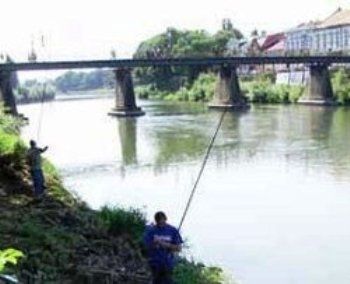 Соревнование рыбаков в Ужгороде