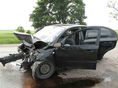 В Николаевской области Toyota Camry протаранила Chevrolet Aveo