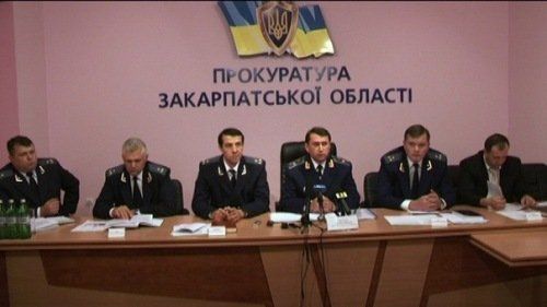 Прокурор Закарпатской области провел пресс-конференцию