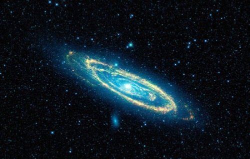 Ближайшая к нам крупная галактика - Туманность Андромеды