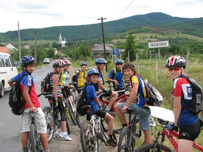 Юные велотуристы с мукачевского «Товарища»