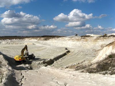 Добыча каолина на Береговском месторождении в Закарпатье с запасами на уровне 4,3 млн т