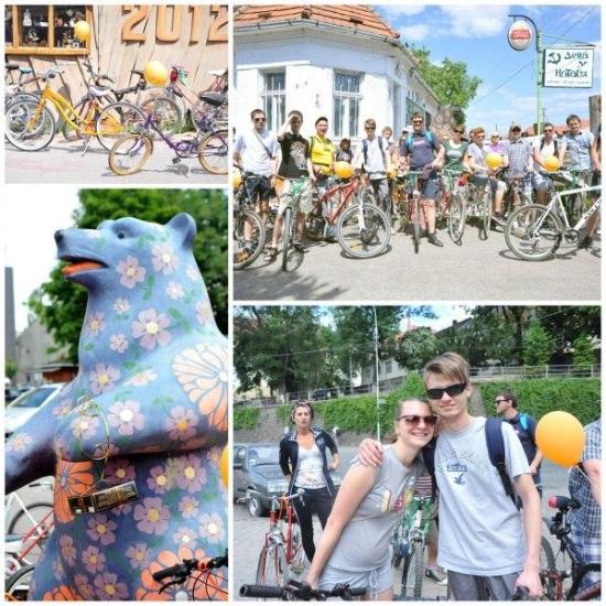 В Ужгороде туристам массово предлагают велосипедные экскурсии