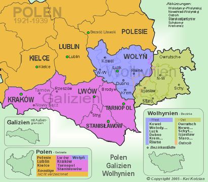 Большая часть русин жила в австрийской Галиции