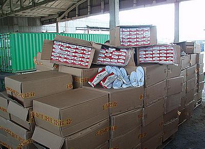 На Закарпатье пограничники пресекли контрабанду 4500 пачек сигарет