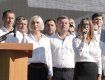 В центре Ужгорода официально представили будущих кандидатов в депутаты от "Слуги Народа"