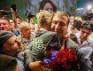 Як у Києві вітали повернення в Україну двічі президента Грузії Саакашвілі