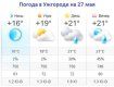 Прогноз погоды в Ужгороде на 27 мая 2019
