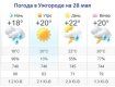 Прогноз погоды в Ужгороде на 28 мая 2019