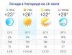 Прогноз погоды в Ужгороде на 16 июня 2019
