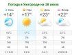 Прогноз погоды в Ужгороде на 18 июля 2019