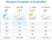 Прогноз погоды в Ужгороде на 31 декабря 2019