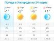 Прогноз погоды в Ужгороде на 24 марта 2020