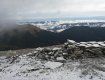 В Закарпатье горы усыпал первый слой снега