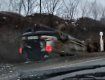 ДТП в Закарпатье: "Шальная" иномарка вылетела с дороги и сделала сальто-мортале