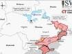 Институт по изучению войны (США) опубликовал карты боевых действий в Украине на 16 апреля.