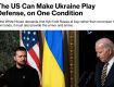  Bloomberg: США могут призывать Украину отказаться от наступления и перейти к обороне