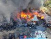 В Закарпатье обнародовали подробности и видео с дрона пожара на мукачевском СТО 