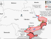 Американский Институт изучения войны опубликовал карту боевых действий в Украине на 24 июня