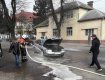 В Закарпатье во время поездки загорелся автомобиль 