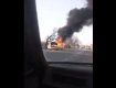 В передмісті Ужгорода на трасі за кілька хвилин згорів автомобіль