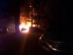 В Ужгороде одну из центральных улиц осветил яркий пожар 