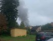 Возле центра в Мукачево горит здание: Дым видно даже невооруженным глазом 
