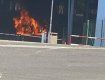 В Закарпатье на границе дурдом: Иностранец сжёг собственное авто