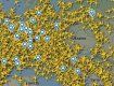 Карта авиасообщения, все авиакомпании мира, отказались летать через Украину