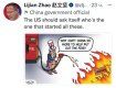 Пресс секретарь МИД Китая постит "ироничную" картинку