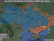 Подборка карт оперативной обстановки на территории Украины на 7 марта 2022 года.