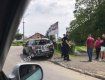 В Мукачево на выезде ДТП - водители договорились