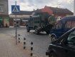 В Закарпатье военная техника курсирует по улицам одного из городов