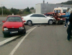 В ДТП на трассе "Киев-Чоп" столкнулись три авто