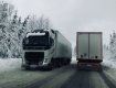 На Закарпатье из-за снегопадов образовались большие километровые пробки
